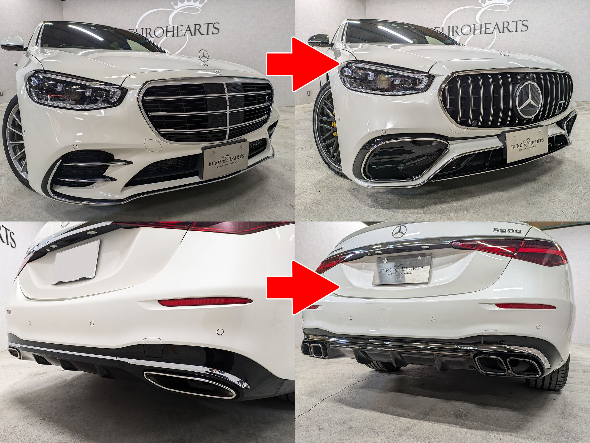 ベンツ Sクラス S500 21インチ 純正AMG W223マルチスポーク 4本セット