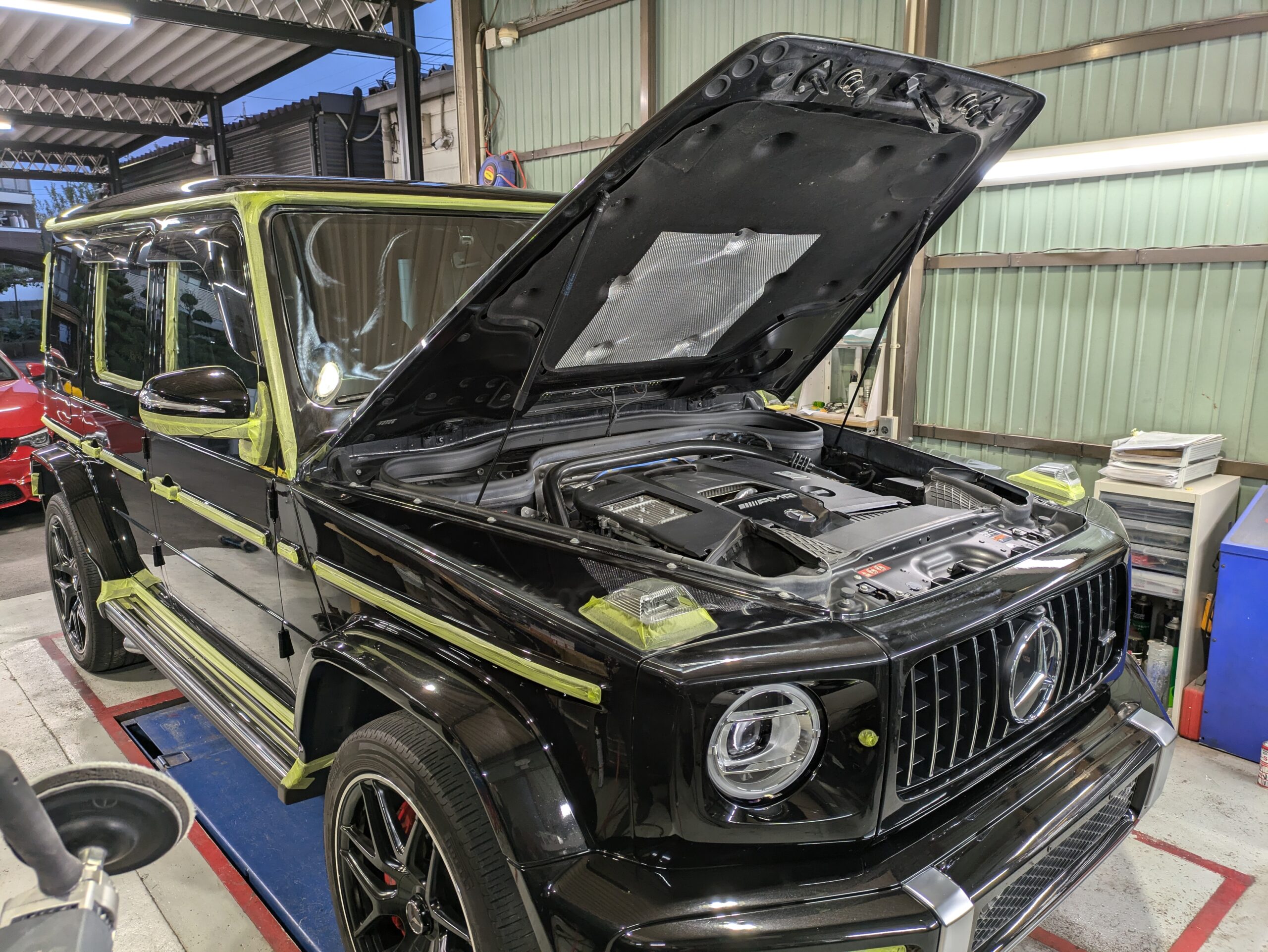 メルセデスベンツ AMG G63 ガラスコーティング | ユーロハーツ